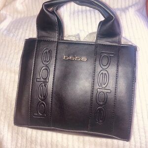 Bebe Elegant Black Tote